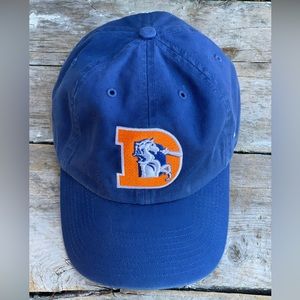 Denver Broncos 47 Brand MVP Throwback Hat Strapback Blue Adjustable Old Logo Cap